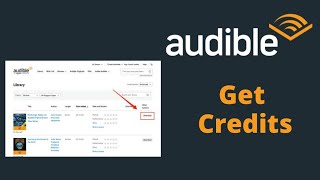 How to Get Credits on Audible Account  Audible Credits [upl. by Bascomb478]