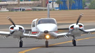 Piper Seneca III and Beechcraft Baron 58 [upl. by Mia713]