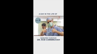 Day in the Life of Bariatric Surgeon Dr Rob Cunningham morning PART 2 [upl. by Esialb634]