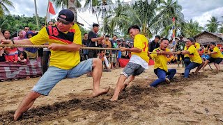 Seru Lomba Tarik Tambang 17 Agustusan di Pantai Gosong [upl. by Aicen]