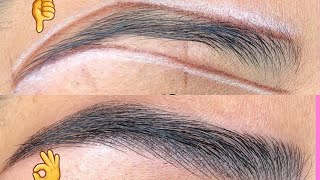 before amp after eyebrow microblading  I like result👌 [upl. by Eihtur304]