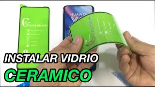 Como instalar correctamente vidrio cerámico para celular  tienda virtual ABADDY EXPRESS [upl. by Eatton]