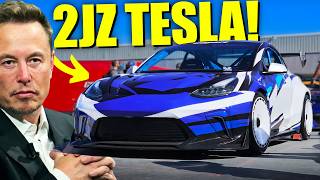 This HERO Put a SUPRA Engine in a Tesla [upl. by Rigby447]