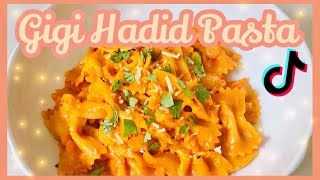 I made Gigi Hadids famous pasta without the vodka  Viral Tiktok Pasta dish [upl. by Zamora]