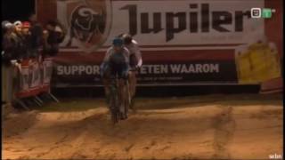 Superprestige Cyclocross  Veldrijden 201617  Diegem  highlights [upl. by Wilscam]