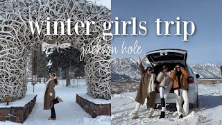 JACKSON HOLE WY  Girls trip vlog [upl. by Allmon]