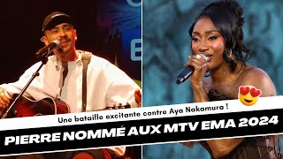 Pierre Garnier face à un défi de taille  nommé aux MTV EMA 2024 il affronte Aya Nakamura [upl. by Gnivri]