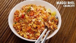 Maggi Bhel Recipe  Instant 5 Minute Snack Noodles CookingShooking [upl. by Allecnirp418]