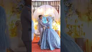 Ciuman pertama pengantin cantik bikin baper para jomblo 😘😘shortvideo pernikanan pengantin [upl. by Tedder]