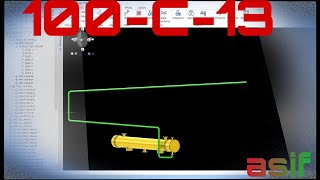 How to modeling a pipe in e3d  100C13 [upl. by Dylan]