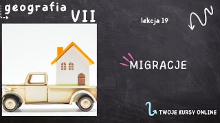 Geografia klasa 7 Lekcja 19  Migracje [upl. by Bluefield]