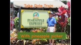 Dole Plantation Train Tour as seen by an OG pineapple harvester [upl. by Robma]