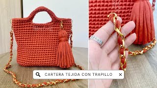 Como Tejer una Cartera a Crochet en 1 DIA asi de Facil y Rapido  Tutorial Hebras Crochet [upl. by Naved820]