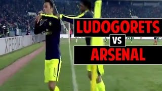 Ludogorets Razgrad vs Arsenal 23 All Goals and Highlights ● UCL 1617 ● 2112016 [upl. by Aisiram]