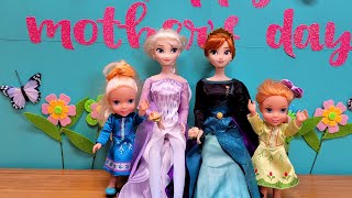 Mothers day 2022  Elsa amp Anna toddlers  surprise thank you lunch  Barbie [upl. by Margareta]