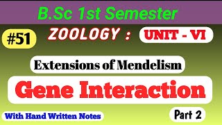 Gene interaction Part 2 allelic interaction  Codominance lethality multiple allelism Incomplete [upl. by Ingrim]