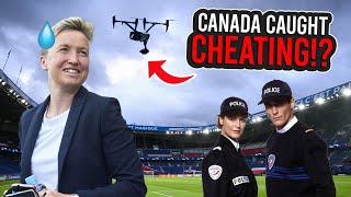 CanWNT caught CHEATING at Paris Olympics Reaction to dronegate scandal 😡 [upl. by Sedgewick710]