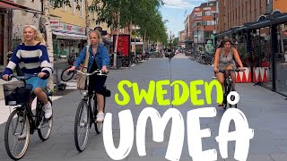 Umeå  Västerbotten  Sweden 2023 Walk Tour 4K Summer Walk [upl. by Sices]