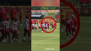 Kelce defends Toney after CHEAP SHOT at practice 😬 [upl. by Netsyrk28]