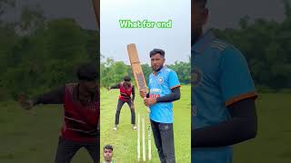 Plastic Bat🏏 VS Football⚽ cricket trending viral reels shorts foryou ytshorts sports [upl. by Alitta]