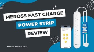 Meross Smart Apple Home Compatible Fast Charging Power Strip Review MSP843P [upl. by Flosi754]