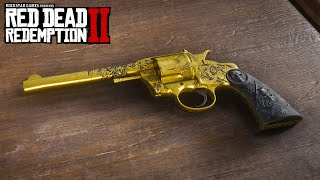 RED DEAD REDEMPTION 2  DOUBLEACTION REVOLVER GUNSLINGER Weapons Customization amp Showcase [upl. by Heintz]