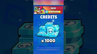 JUJU NEW BRAWLER 1900 CREDITS 🔥😱brawlstars [upl. by Eleirbag]