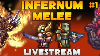 LIVESTREAM  Terraria Calamity INFERNUM Melee Only  Day 1 [upl. by Lugo]