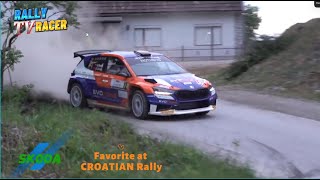 Unleashing the Power Skoda Teams at WRC Rally Croatia 2024 [upl. by Coralie804]