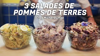 3 SALADES DE POMMES DE TERRE  Des recettes rapides qui goûtent lété pour tous les goûts [upl. by Iggy]