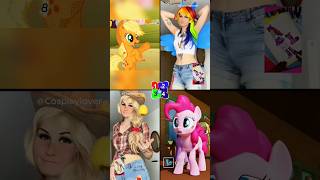 My Little Pony Challenge Pinkie Pie vs rarity vs twilight mayamystic cosplay mlp [upl. by Evante]