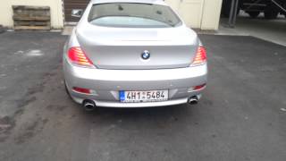 BMW 645ci original exhaust sound [upl. by Merce]