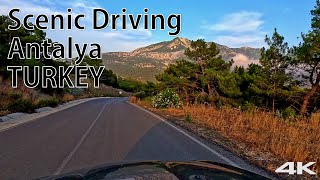 Scenic Driving on the Roads of Southern Turkey  ANTALYA  TURKEY  4K 60fps [upl. by Collie132]