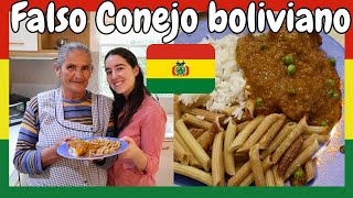 FALSO CONEJO BOLIVIANO  Recetas típicas [upl. by Rik]