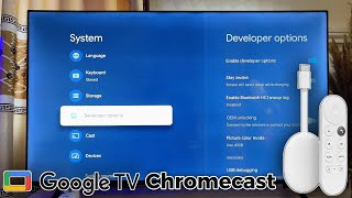 How to Enable and Disable Developer Options on Chromecast with Google TV [upl. by Inalaek]