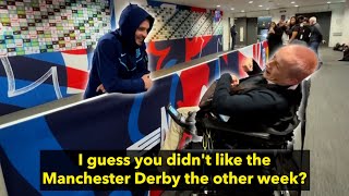 Jack Grealish makes Manchester United fan’s day with heartwarming conversation with UCFB student [upl. by Mehelhteb765]