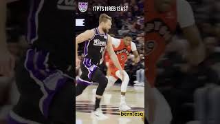 Domantas Sabonis steal and dunk vs Toronto Raptors [upl. by Nnaharas234]