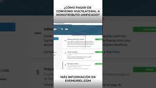 INGRESOS BRUTOS Cómo pasar de CONVENIO MULTILATERAL a MONOTRIBUTO UNIFICADO 🙈 afip monotributo [upl. by Ad202]