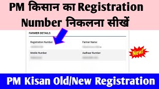 PM Kisan ka Registration Number kaise nikale । PM Kisan Find Registration Number New Process 2024 [upl. by Hasen]