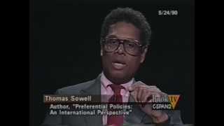 Thomas Sowell on Preferential Policies 14 1990 Critical Race Theory Debunked [upl. by Brandi633]