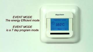 Raychem NRG DM Floor heating thermostat [upl. by Nylecsoj]