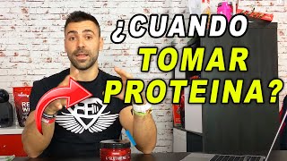 ➤ ¿CUANDO tomar PROTEÍNA  TRUCOS ✅ [upl. by Phaih]