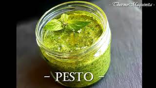 PESTO con Thermomix® SALSA típica italiana Rápido sencillo y sabroso [upl. by Duwalt]