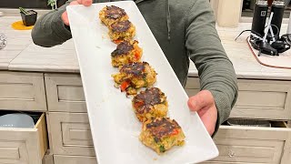 Mouth Watering Crab Cakes in Under 15 mins Check It Out [upl. by Dylan334]