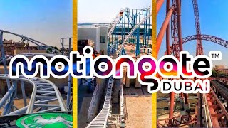 EVERY Rollercoaster at Motiongate Dubai Theme Park [upl. by Papst961]