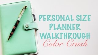 Personal Planner SetUp  Websters Pages Color Crush [upl. by Ogir]