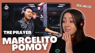 Vocal Coach Reacts to MARCELITO POMOY The Prayer  amp Analysis  Jennifer Glatzhofer [upl. by Nera825]