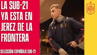 La Selección sub21 ya está en Jerez de la Frontera para enfrentarse a Eslovaquia  🔴 SEFUTBOL [upl. by Tony]