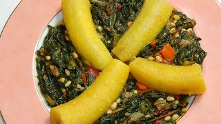 Epinard Épinards plantain bouillis 56  Boiled plantain spinach [upl. by Notlih673]