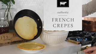 Authentic French Crepe Recipe [upl. by Aenaj]